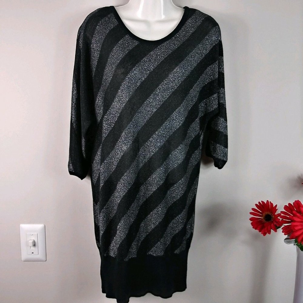 Rock & Republic Striped Tunic Top Size Medium